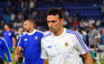 Los grandes ausentes en el primer 11 que paró Scaloni en el entrenamiento de la Selección argentina