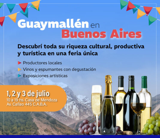 Guaymallén en Buenos Aires: feria mendocina en Casa de Mendoza con cultura, vinos y folclore