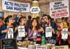 San Martín: polémica por quién pagó un acto político