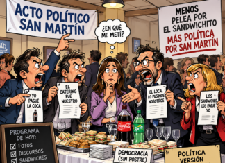 San Martín: polémica por quién pagó un acto político