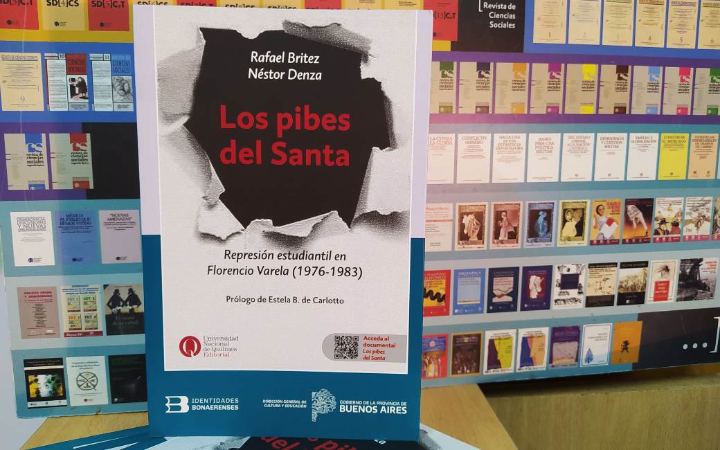 “Los pibes del Santa”, el libro que relata la dictadura en Florencio Varela llega a las escuelas