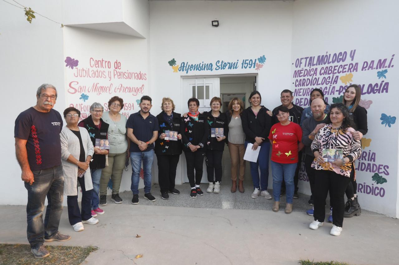 Castelló visitó instituciones de Monte Vera, Recreo y Sauce Viejo