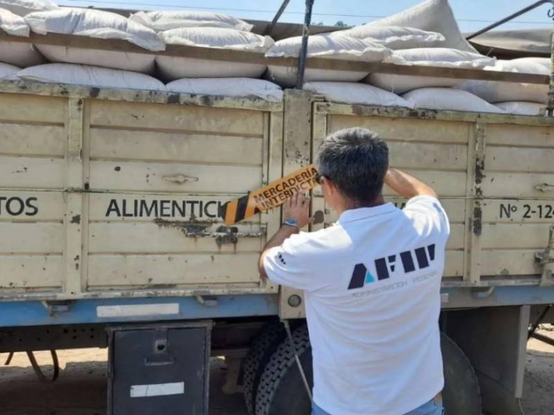 Incautan 120 toneladas de soja que era transportada con documentación irregular