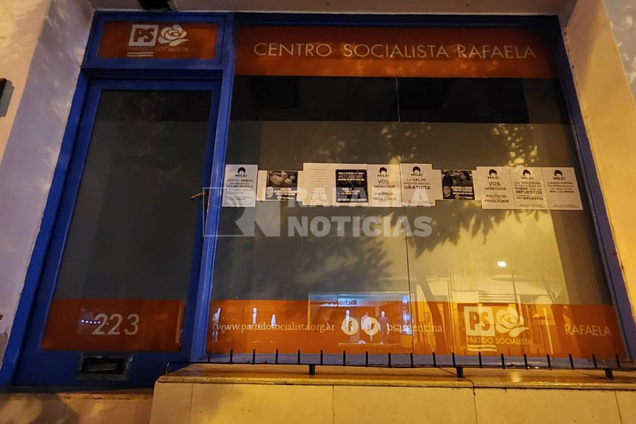 Tras apoyo a Massa del Socialismo, vandalizan local de este partido