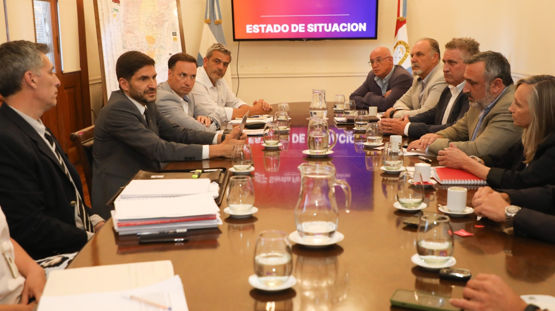 LA PROVINCIA RETOMÓ LAS REUNIONES DE LA MESA DE CONTROL DE LA OBRA PÚBLICA