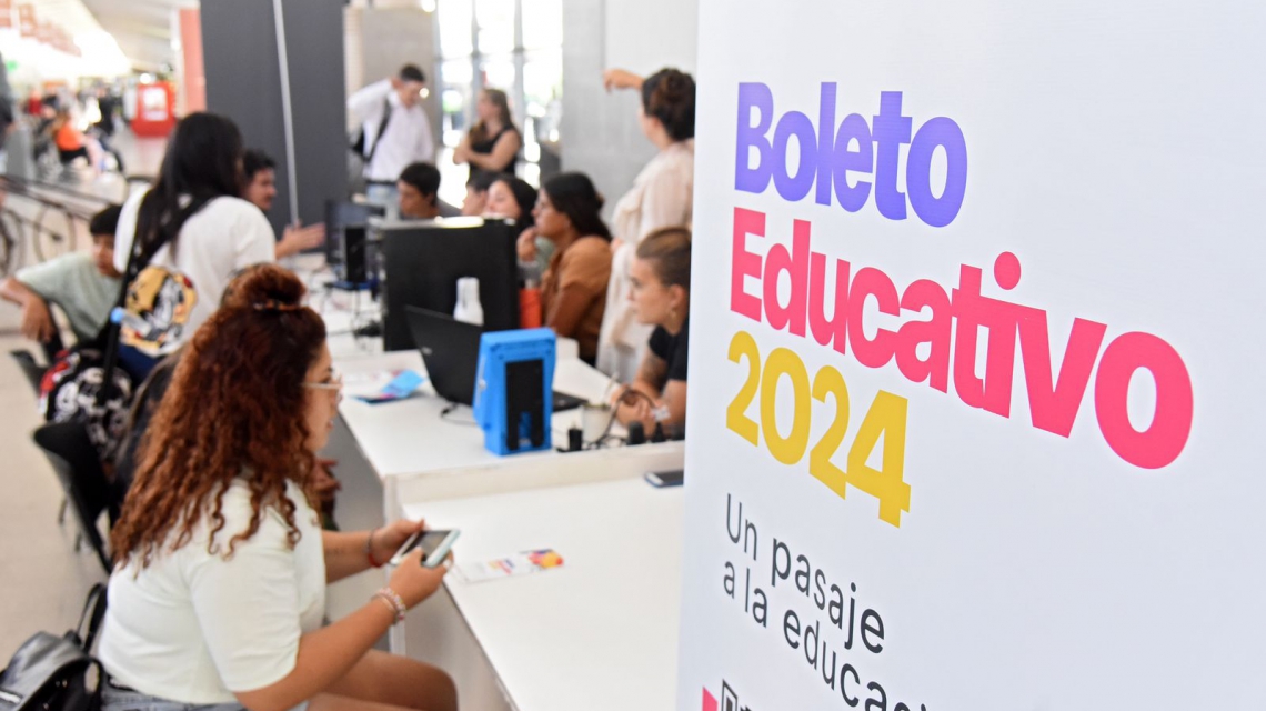 Boleto Educativo 2024: la primera semana ya sumó más de 100 mil inscriptos