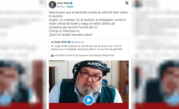 Jorge Lanata denunciará a Javier Milei: “No recibo sobres”
