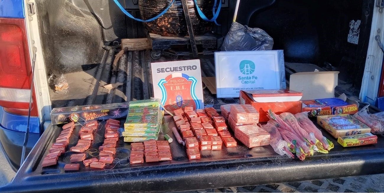 Santa Fe ciudad Intensifican operativos contra la venta ilegal de pirotecnia